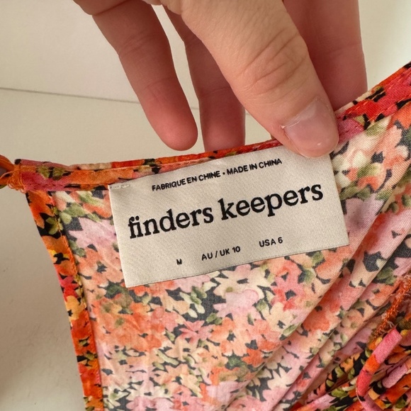 FINDERS KEEPERS Floral Bloom Mini Dress Garden Party - Picture 12 of 12